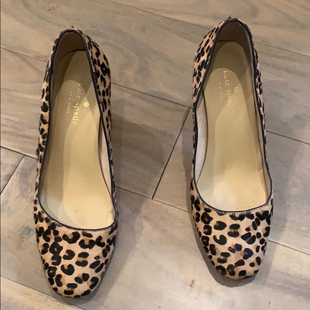 Kate Spade Leopard Print Pumps